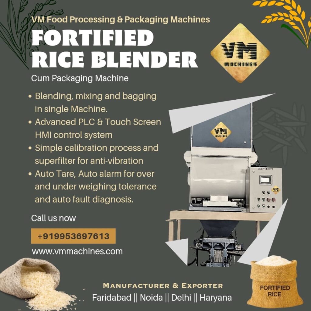 Fortified Rice Blending Machine providers in india