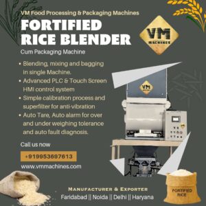fortified rice blending & packing Machine